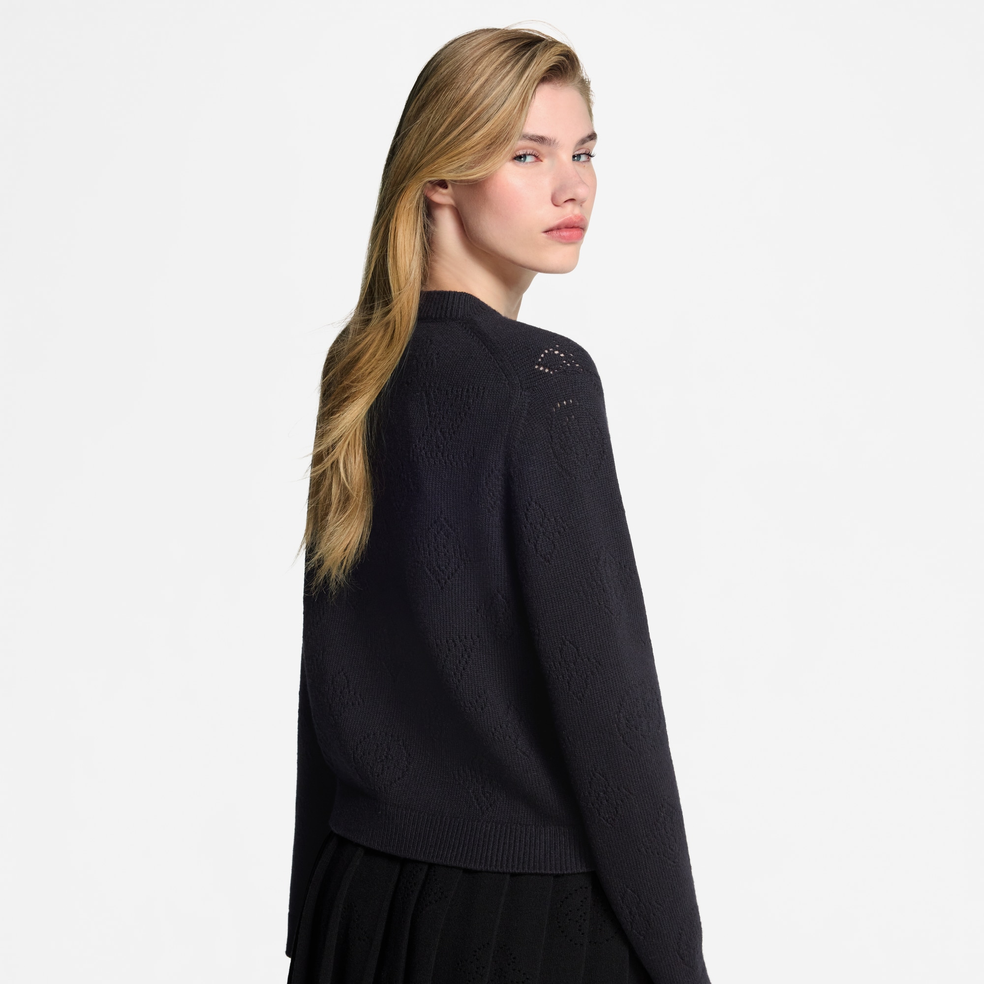 ルイヴィトン LOUIS VUITTON マヒナニットカーディガン FUKC19XHP カーディガン Double-Breasted Mahina Knit Cardigan - Women - Ready-to-Wear